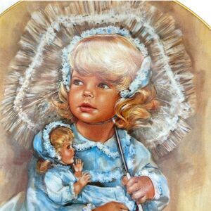 Collector Plate Vtg Gorham Multicolor Jeanette And Julie Sugar Spice Collection